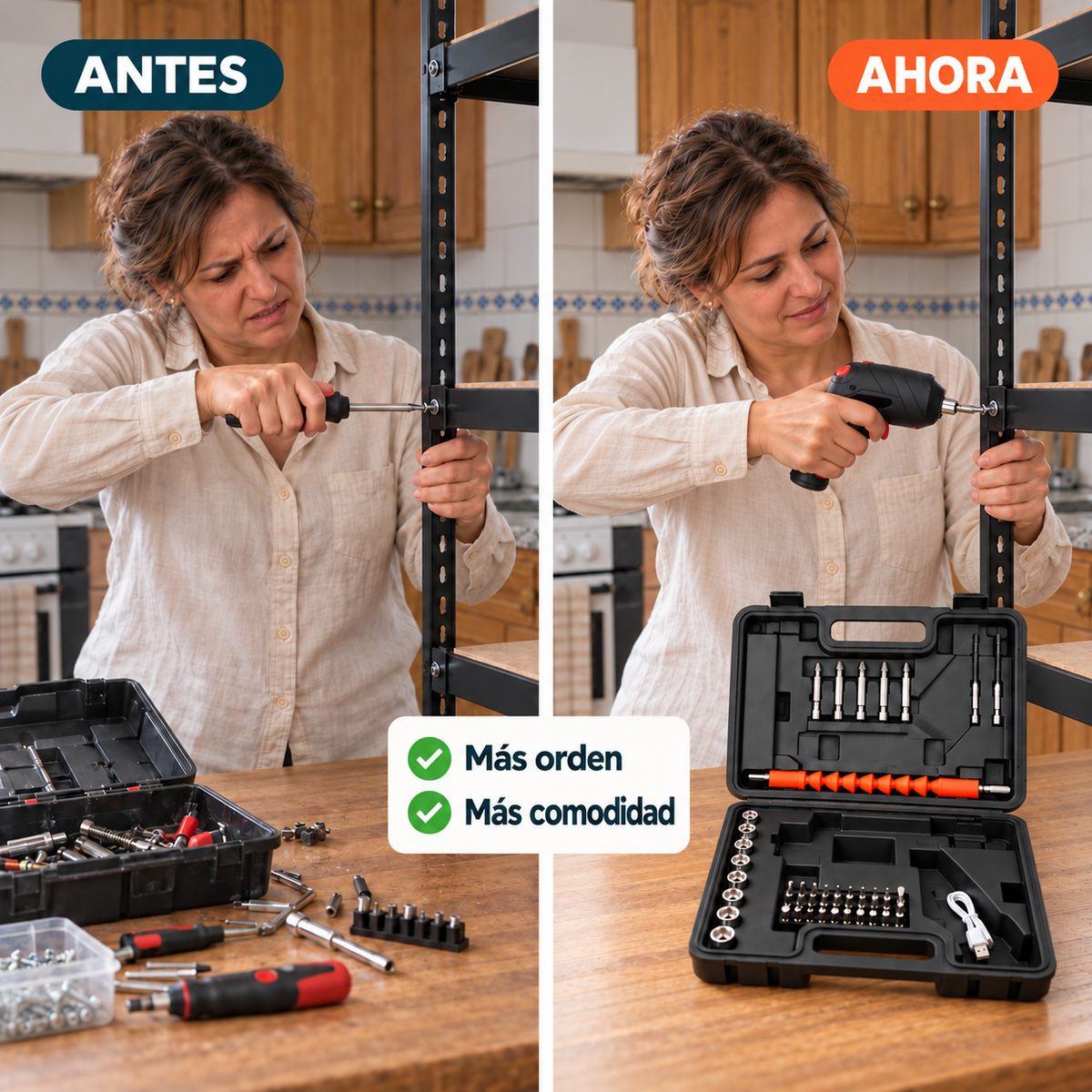 Set 47 pcs Destornillador eléctrico
