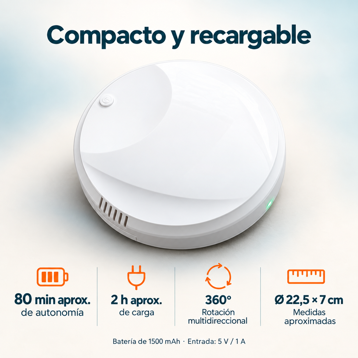 Robot Aspirador para Limpieza Diaria